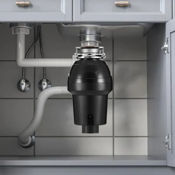 Avfallskvarnar-Sophantagning 1,25 hk, kontinuerlig matavfallshantering, 4060 RPM, EZ Connect, effektiv avfallshantering, hållbar design