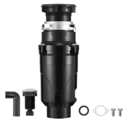 Avfallskvarnar-Sophantering 1/2 HP, kontinuerlig matavfallshantering, EZ Connect, effektiv hushållslösning, enkel installation, hållbar avfallshantering