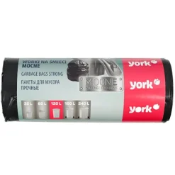 Soppåsar-Sopsäckar 120 liter 10-pack grå