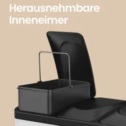 Soptunna, 60,5x40,5x48,5 cm, Vit