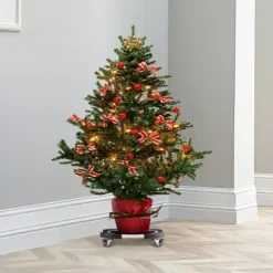 Tillbehör Till Avfallshantering-Soptunnedolly, 38x38x11 cm, Svart, Justerbar rullvagn