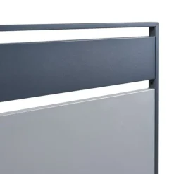 [en.casa] Soptunnesskydd Uusikaupunki 120x83x11 cm silver