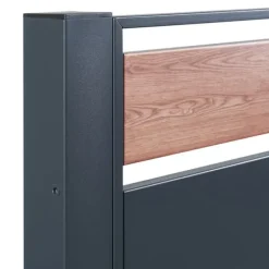 [en.casa] Soptunnesskydd Uusikaupunki 120x83x11 cm trämönster