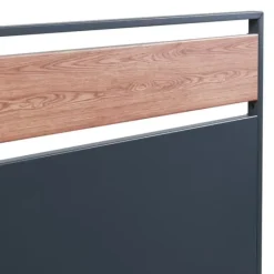 [en.casa] Soptunnesskydd Uusikaupunki 120x83x11 cm trämönster