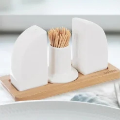 Salt- & Pepparströare-Spice Shaker Salt Peppar Shaker Set Salt Peppar Behållare Ställ