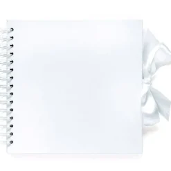 Förvaring Av Fotografier-Spiralalbum 20,5 x 20,5 cm - Vit - 35 ark