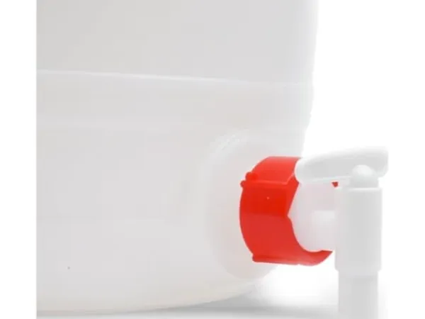 Dryckesautomater-SPONSER Dryckesfat med tappkran vit 15L (NEW)