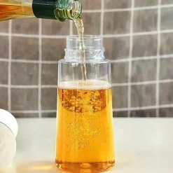 Olje- & Vinägerbehållare-Sprayflaska för Olja - Vit