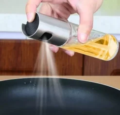 Olje- & Vinägerbehållare-Sprayflaska i glas till vinäger/olja, 100ml