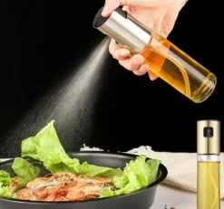 Olje- & Vinägerbehållare-Sprayflaska i glas till vinäger/olja, 100ml