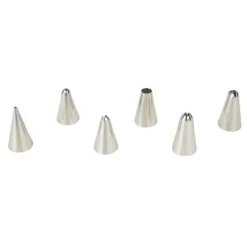 Spritspåse i silikon med 6 st rostfria tyllar