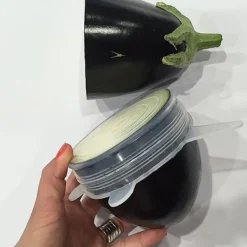 Skållock-6st - Silikon Köksset Frukt Färsk Mat Saver Lock Diskmaskin Säker microwa_l481