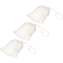 100st dragsko bomullspåsar 8cmx10cm Återanvändbart filter terester Miljövänlig tefilterpåse