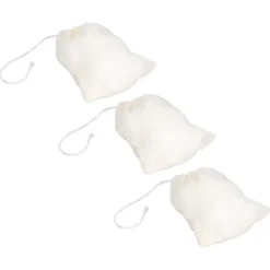 100st dragsko bomullspåsar 8cmx10cm Återanvändbart filter terester Miljövänlig tefilterpåse