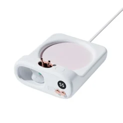 Söt koppvärmare Söt tecknad smart schemalagd temperaturkontroll värmeplatta för hemmets sovsal CN 110V‑220V