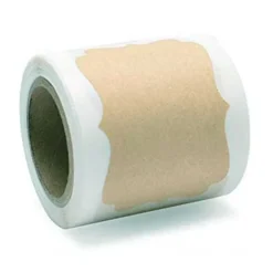 Tillbehör Till Matförvaring-250st Kraftpapper Etiketter för Burkar, Presenter + Penna