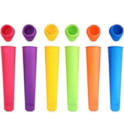 Isformar-6st MULTICOLOER Glassform Glass Sorbet Yoghurt DIY Silikon Kit