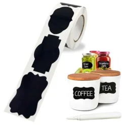 Tillbehör Till Matförvaring-150st Retro Griffeletiketter Dekor för Burkar + Penna