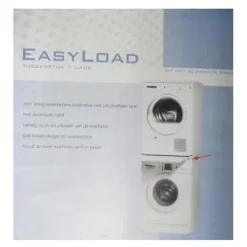 Tvättmaskiner-STAPPNINGSSET FÖR TVÄTTMASKIN - UNIVERSAL EASYLOAD GLIDBACKTORK - BVMPIECES