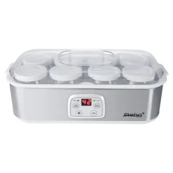 Steba JM 3 - yoghurtmaskin - rostfritt stål / vitt