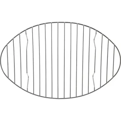 Avsvalningsgaller-Stekpanna i stål 32,5x21 cm