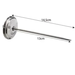 Matlagningstermometrar-Stektermometer | Analog Köttermometer Rostfritt Stål