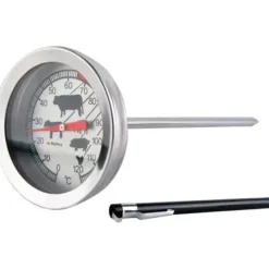 Matlagningstermometrar-Stektermometer | Analog Köttermometer Rostfritt Stål