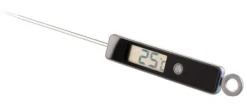 Dorre Matlagningstermometrar-Stektermometer Svart Digital 26 cm Grad