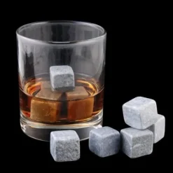 Whiskystenar-Steniskuber - Apollo23 - 9X Whisky - Täljsten - För alla drycker - Snabb kylning