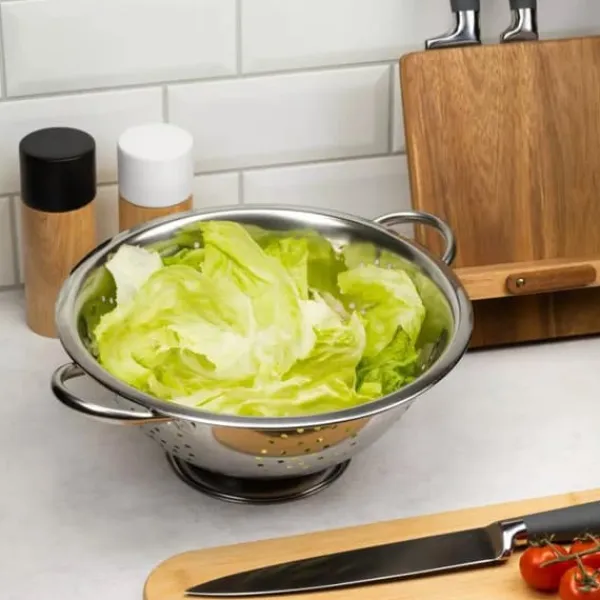 Durkslag & Silar-STÅL DIREL 24cm MED HANDTAG KINGHOFF KH-1235