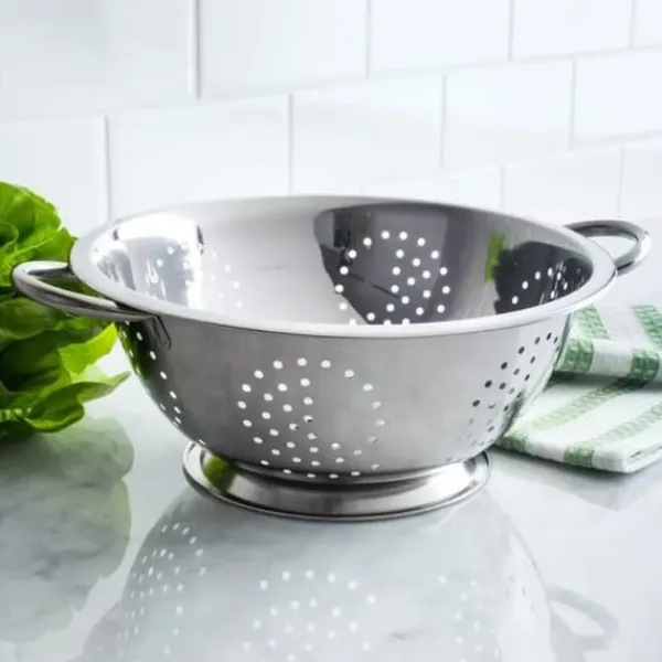 Durkslag & Silar-STÅL DIREL 24cm MED HANDTAG KINGHOFF KH-1235