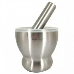 Mortlar & Mortelstötar-STÅLMURTEL MED KÅP KINGHOFF KH-1661