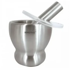 Mortlar & Mortelstötar-STÅLMURTEL MED KÅP KINGHOFF KH-1661