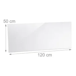 Stänkskydd för kök, 40x120 cm, Transparent