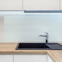 Stänkskydd för kök, 40x120 cm, Transparent