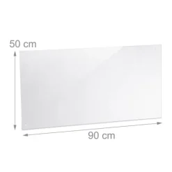 Stänkskydd för kök, 40x90 cm, Transparent