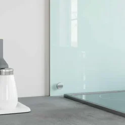 Stänkskydd 2-pack i härdat glas - Praktiskt & Dekorativt | Färg: Vit | Storlek: 70x50 cm