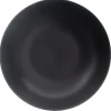 Stor djup tallrik för sopprätter Keramik Svart 20,5 cm 800 ml