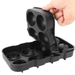 Isformar-Stor Silikon Isform för 8st Isbollar Runda Isbitar Kulor