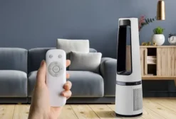 Ströme Fläktar-Gliding Grille Bladeless 3-1 - tårnventilator, luftrenser, ventilator og varmelegeme