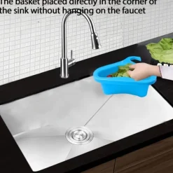 2st/set Diskbänk Avloppskorg Grönsakfrukttvätt Triangel kökspryl