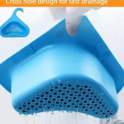 2st/set Diskbänk Avloppskorg Grönsakfrukttvätt Triangel kökspryl