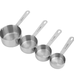 Mått & Måttskedar-st/set rostfritt stål måttkoppar skedar porslin kök bakverktyg