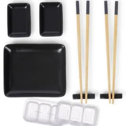 Tillbehör För Matservering-SUSHI SERVINGSSET för 2 personer 259399