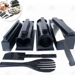 Sushiform - HTBE® - 10 bitar - Kökverktyg - Svart - Hemmaprojekt