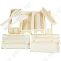 Sushimattor-Sushiformset - TD® - Klassisk - 10 delar - Kniv ingår - Hjärtaform