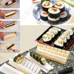 Sushimattor-Sushiformset - TD® - Klassisk - 10 delar - Kniv ingår - Hjärtaform