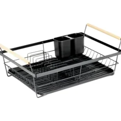 Diskställ & Torkställ-Svart diskställ 50,5x33x18 cm