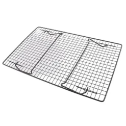 Avsvalningsgaller-Svart järnkylställ för bröd, kakor, kakor - ugnstillbehör för efterrätt, kafé, bageri