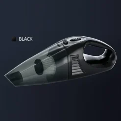 Handdammsugare-Svart sladdlös bildammsugare våt och torr
